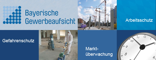 Titelbild: Tätigkeitsfelder der Gewerbeaufsicht Titelbild: Tätigkeitsfelder der Gewerbeaufsicht