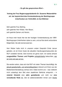 Bild Erste Seite Rede