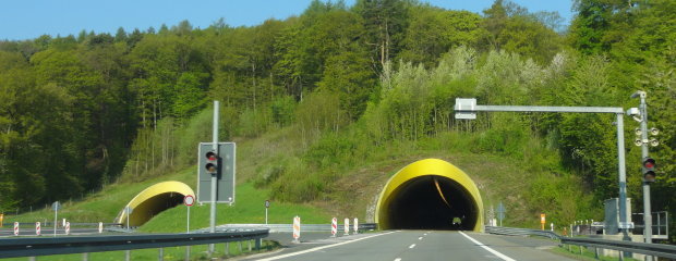 Tunnel Schwarzer Berg A70, Landkreis Haßberge Tunnel Schwarzer Berg A70, Landkreis Haßberge
